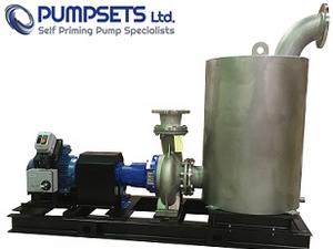 Pumpsets Ltd self priming shrimp farm pump